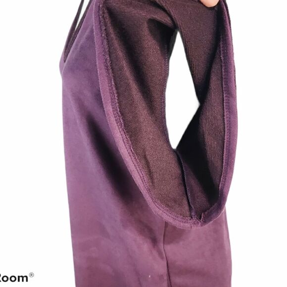 Bluheaven Boho Purple Matted Velvet Tunic Dress S - Picture 6 of 15